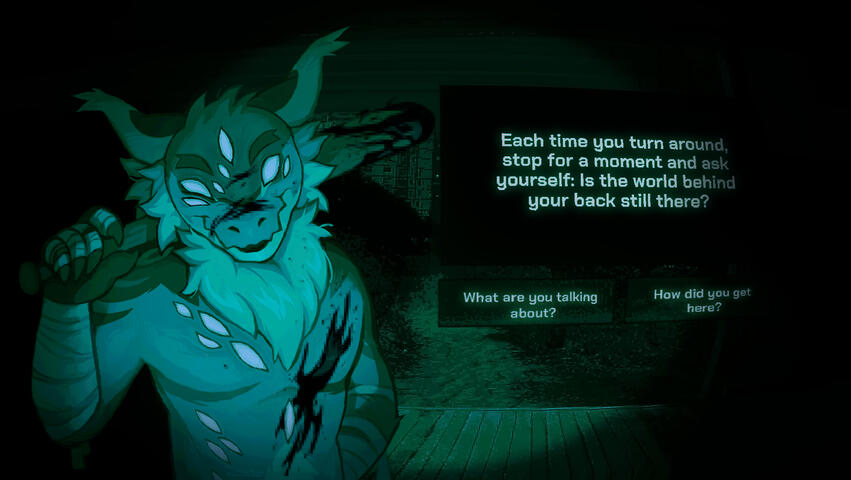 Background is a screenshot taken directly from "No I'm Not a Human" with the text edited