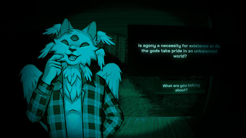 Background is a screenshot taken directly from "No I'm Not a Human" with the text edited